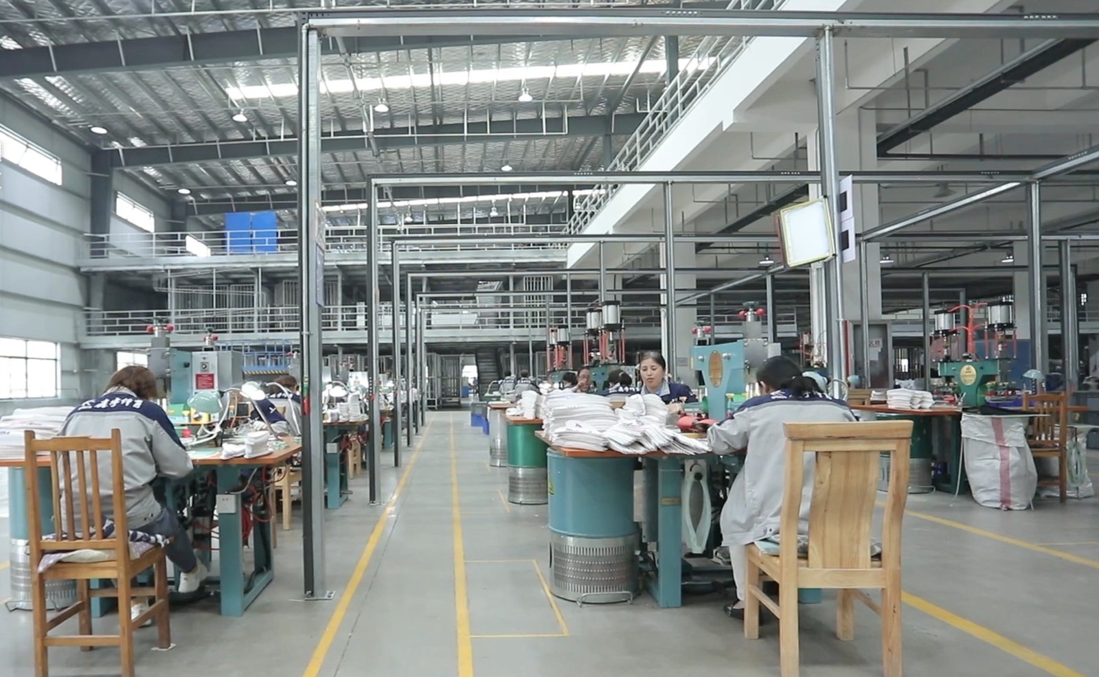 Haimi Sports — B2B Sports Balls Supply Sewing workshop for sports balls